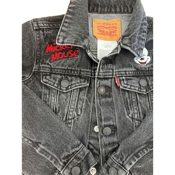 LEVI'S® X DISNEY MICKEY MOUSE EX-BOYFRIEND TRUCKER JACKET boys size 4T - Picture 3 of 4